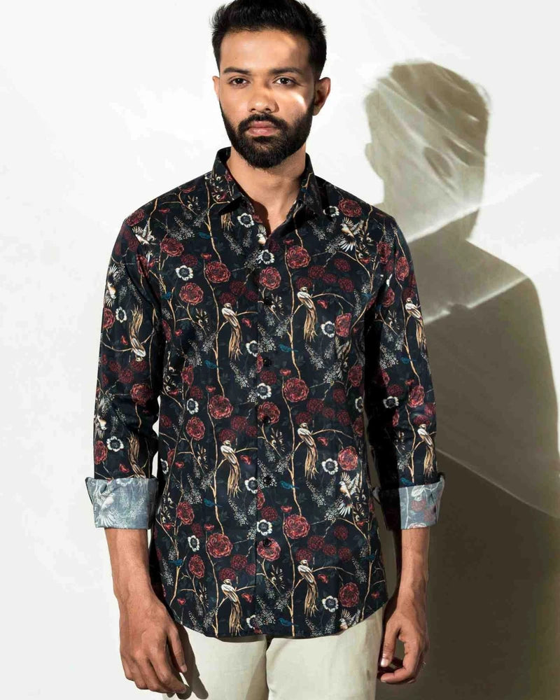 Premium Full Sleeve Shirt Grey