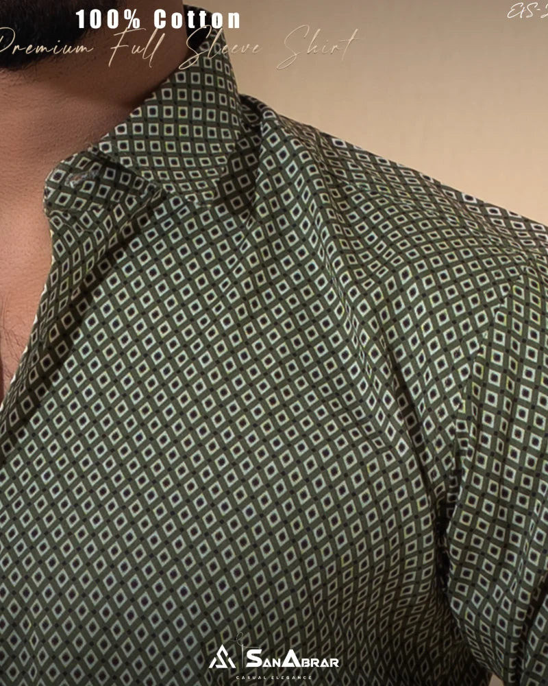 Premium Full Sleeve Shirt Green