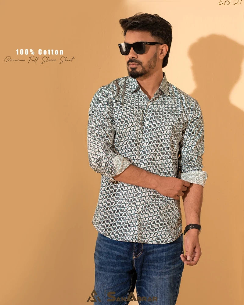 Premium Full Sleeve Shirt Paste White