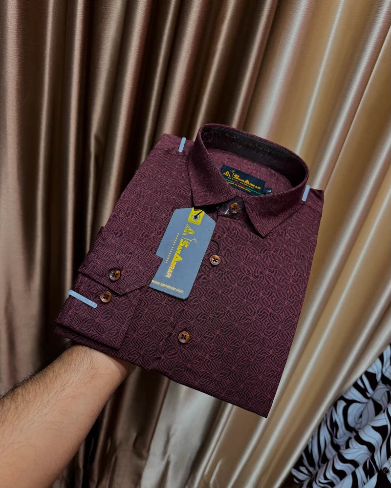 Premium Full Sleeve Shirt Coffee