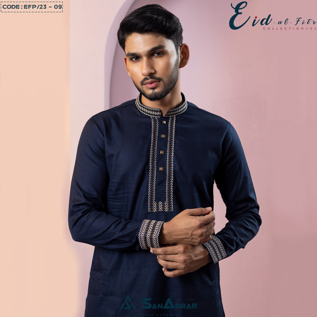 EID Signature Panjabi (Navy Blue)