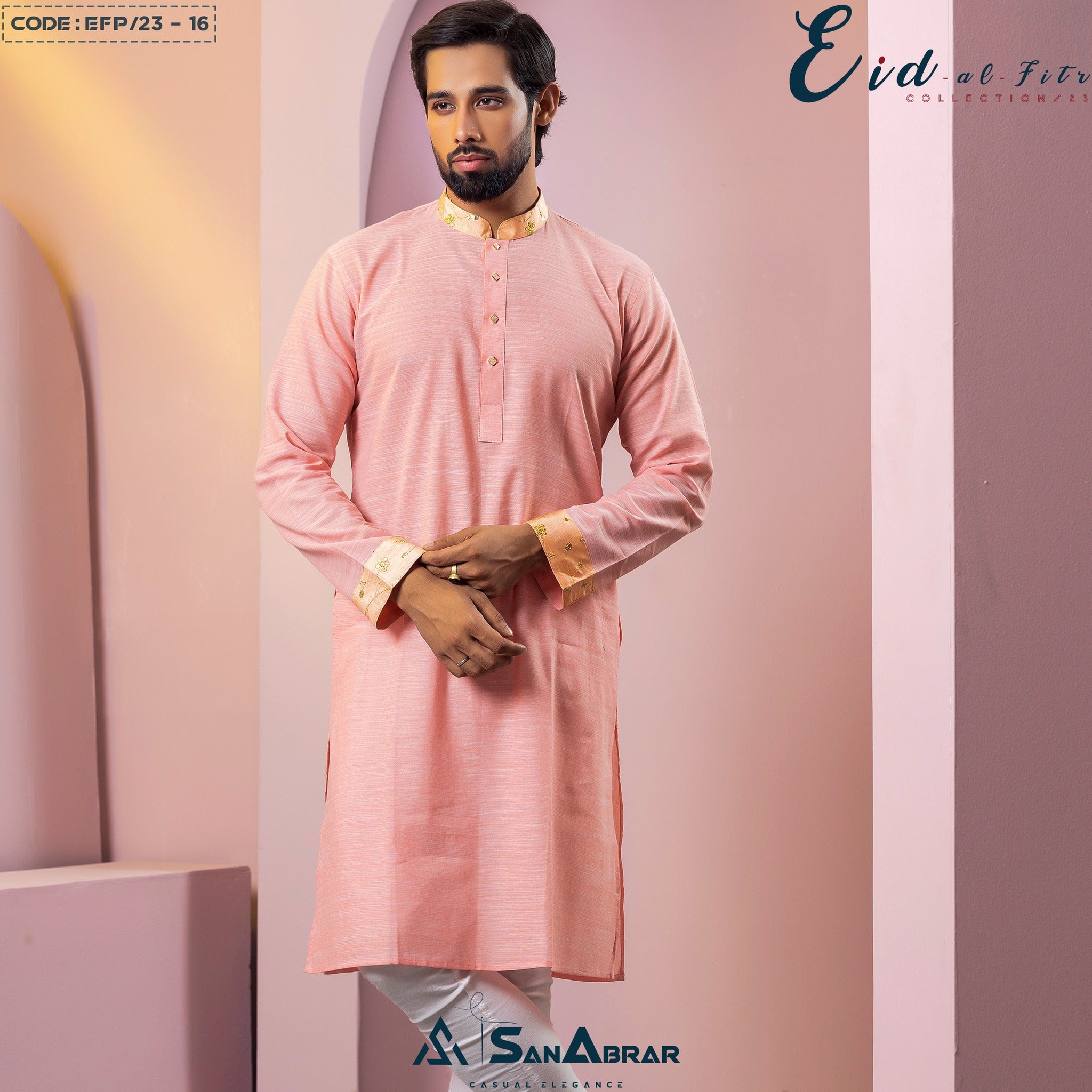 EID Signature Panjabi (Baby Pink)