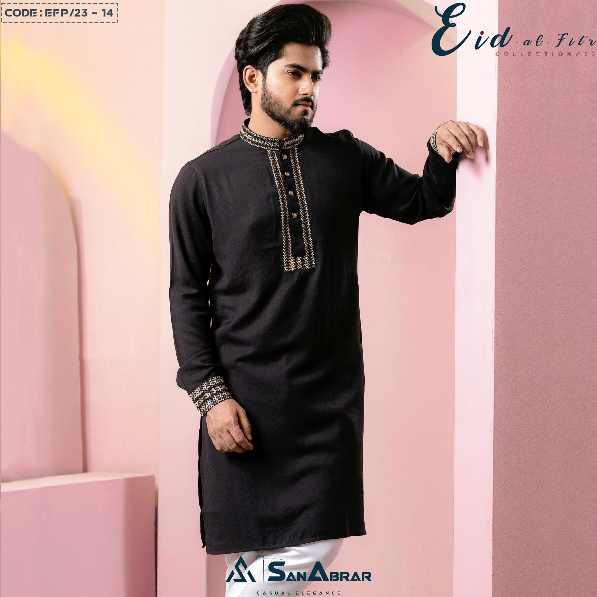 EID Signature Panjabi (Black)