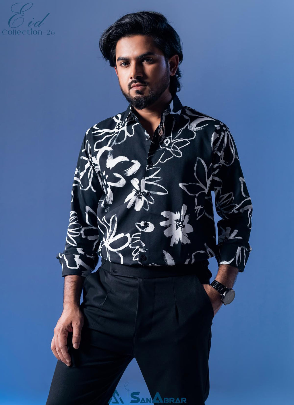 EID Collection Premium Full Sleeve Shirt (Black)