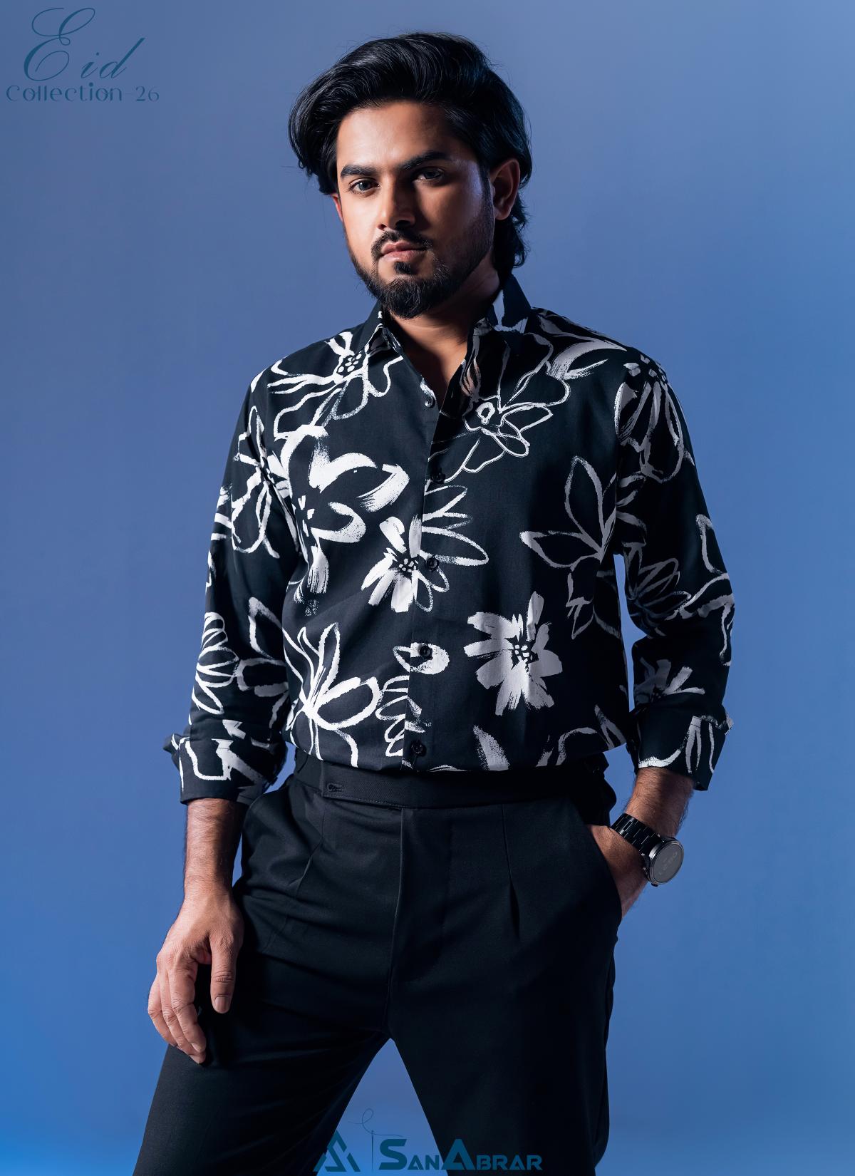 EID Collection Premium Full Sleeve Shirt (Black)