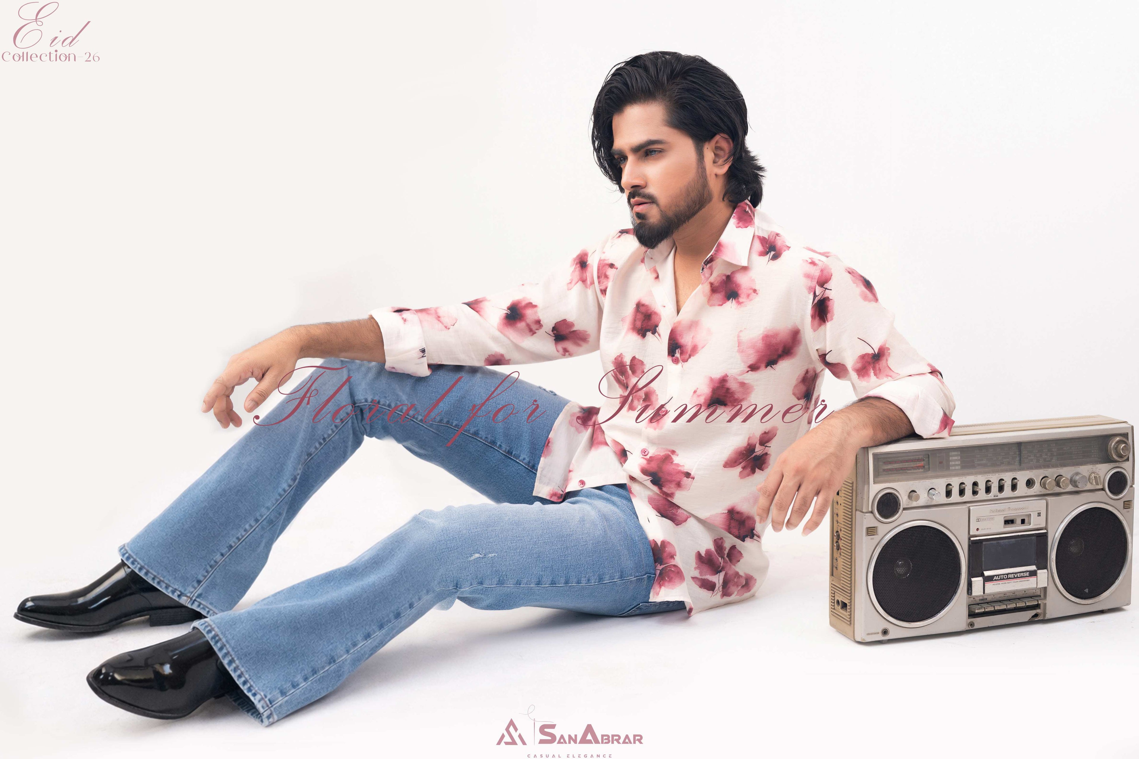 EID Collection Premium Full Sleeve Shirt (Floral)