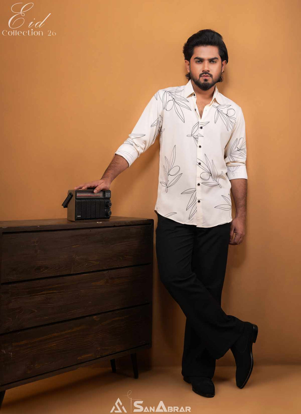 EID Collection Premium Full Sleeve Shirt Cream