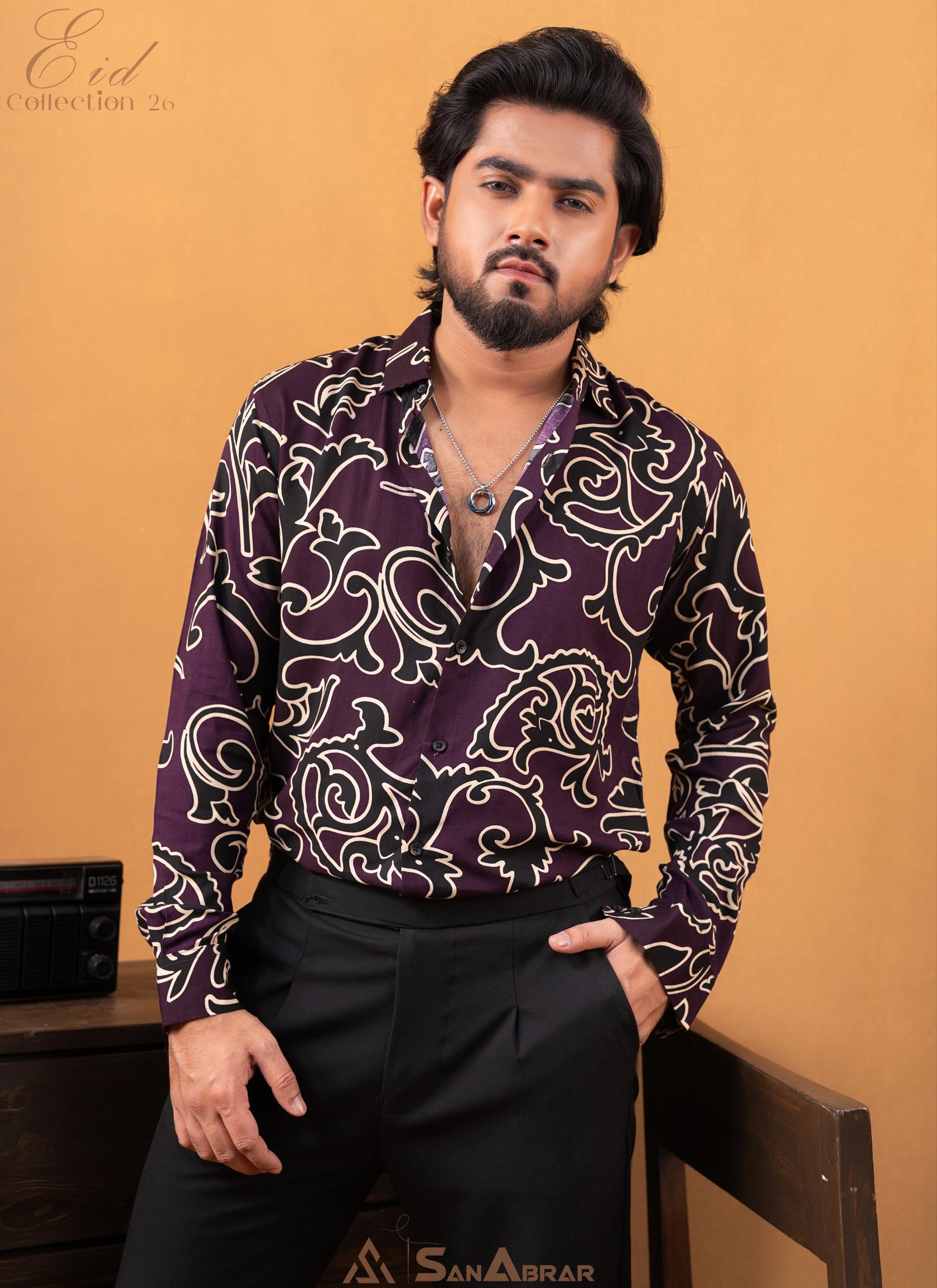EID Collection Premium Full Sleeve Purple
