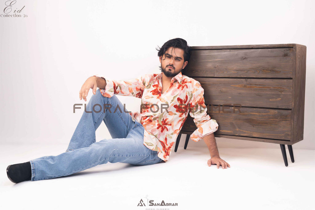 EID Collection Premium Full Sleeve Shirt (Floral)