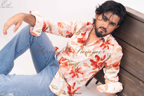 EID Collection Premium Full Sleeve Shirt (Floral)