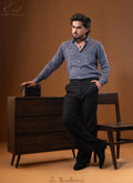 EID Collection Premium Full Sleeve Shirt Deep Blue