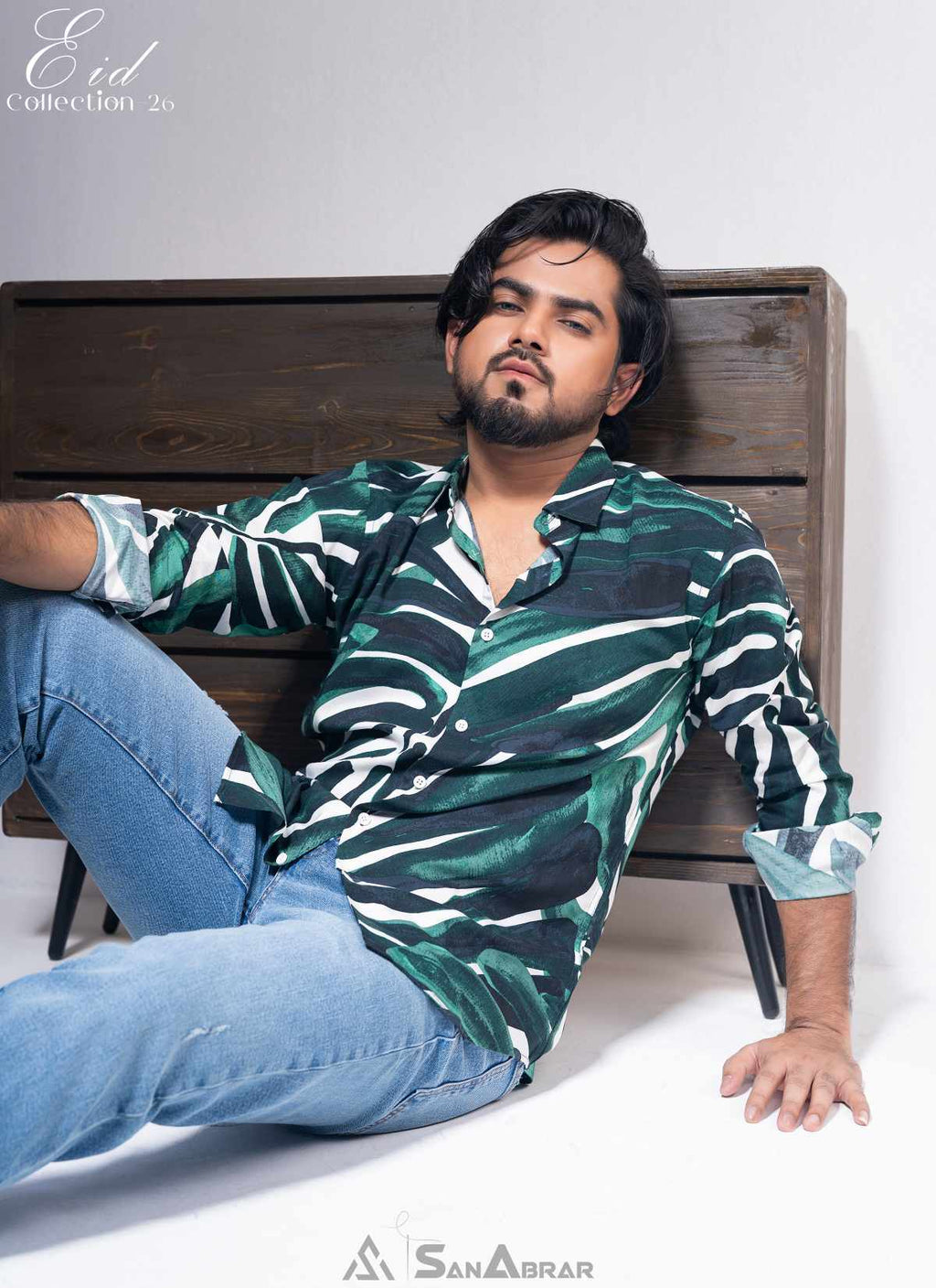 EID Collection Premium Full Sleeve Shirt Green