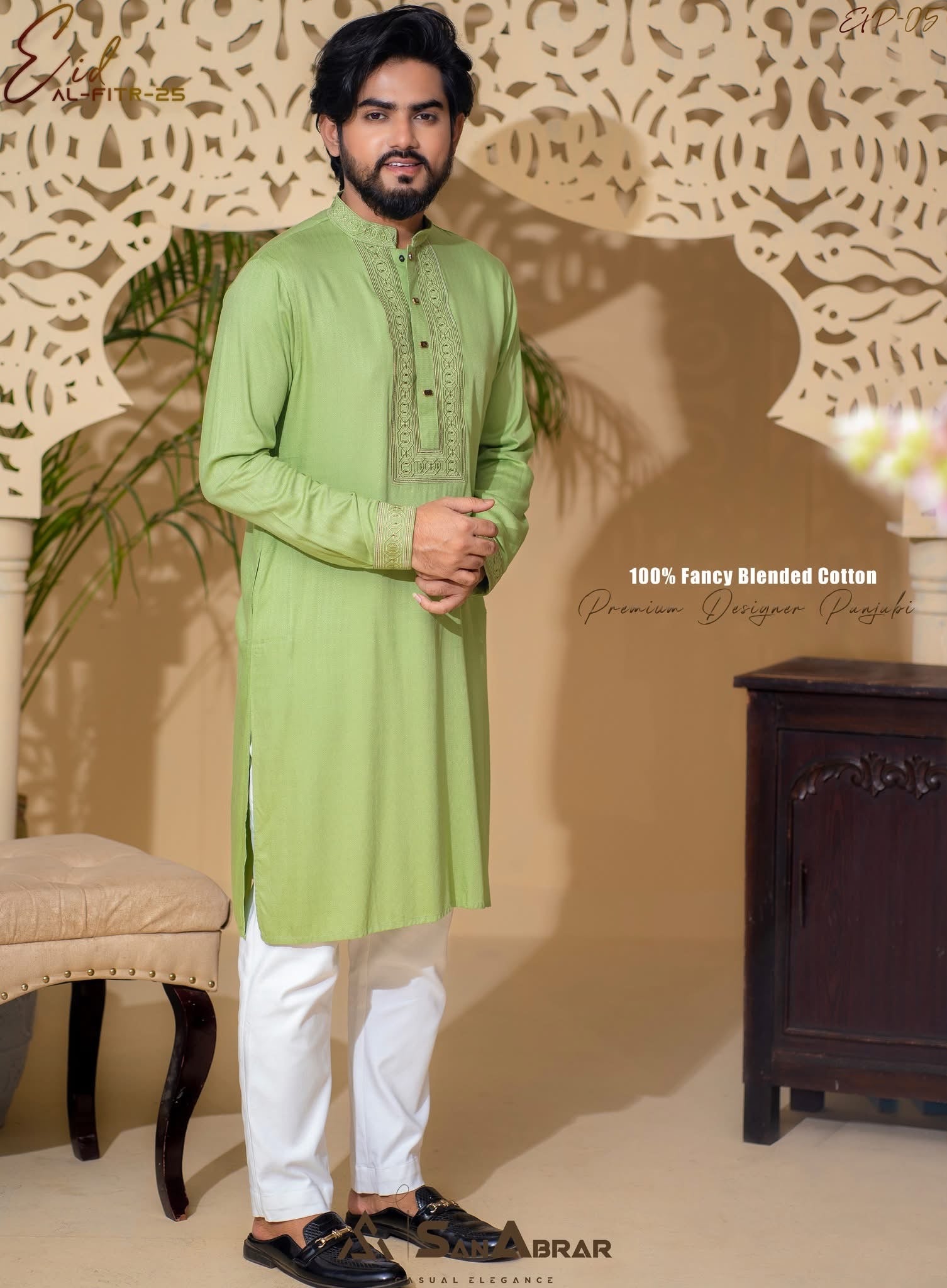 EID Signature Panjabi (Light Green)