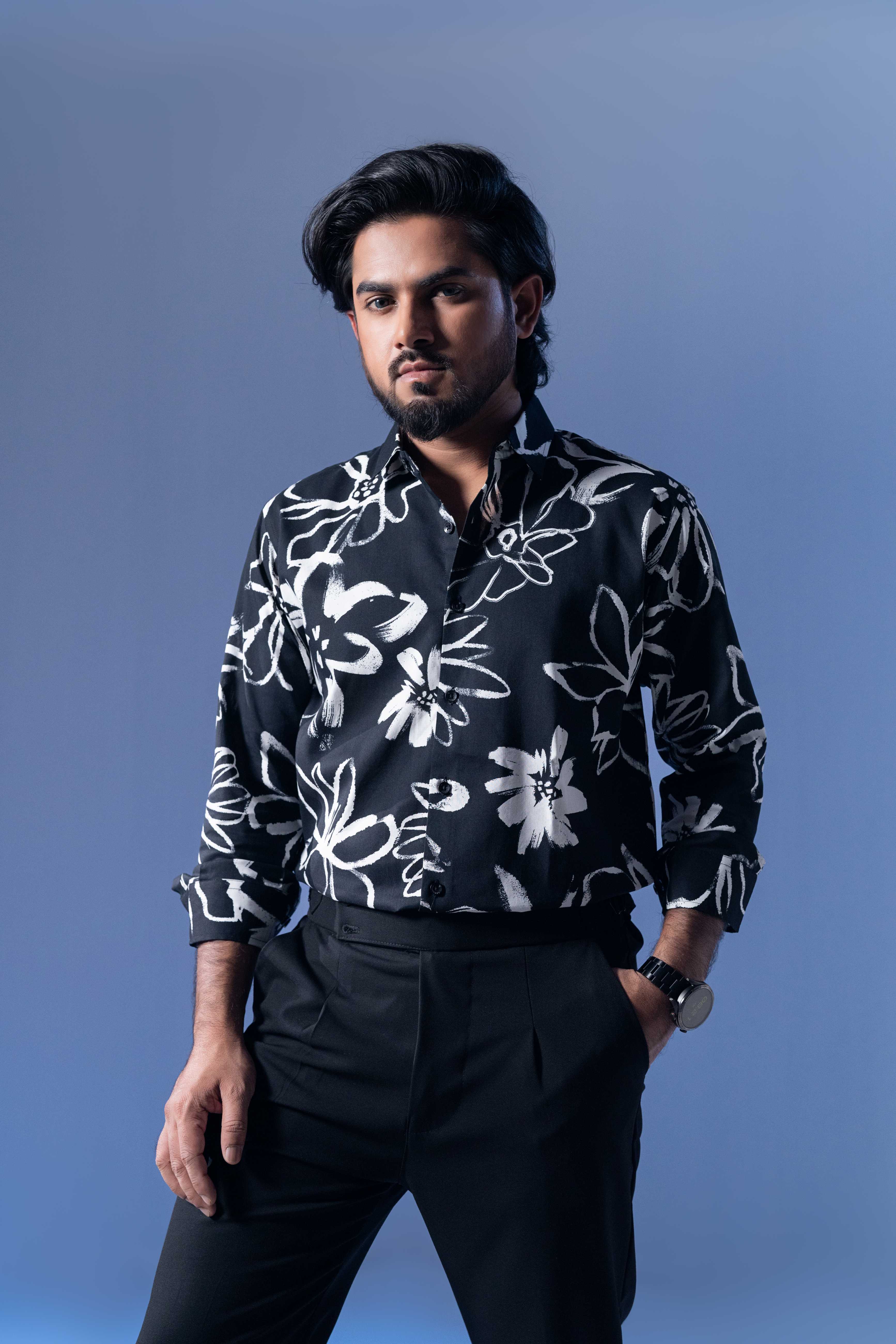 EID Collection Premium Full Sleeve Shirt (Black)