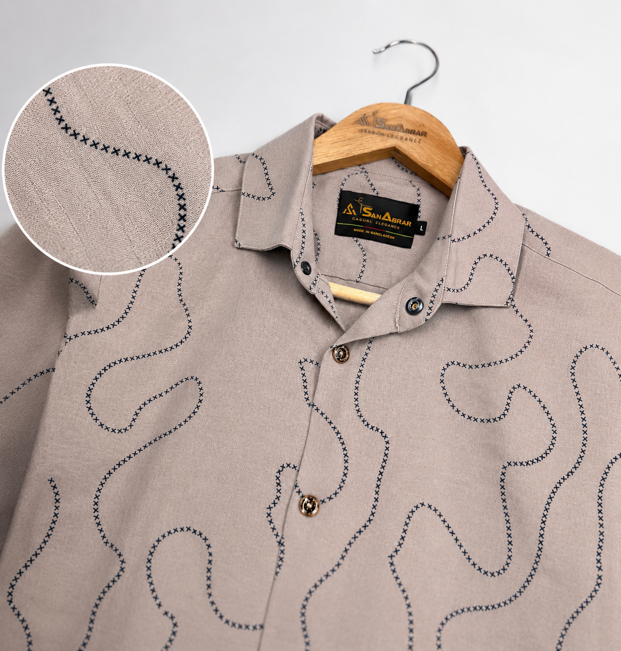 Snap Button Premium Full Sleeve Shirt